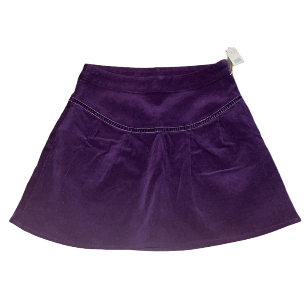 Talbots Kids Stretch Purple Corduroy Skirt NWT
